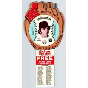 Pepsi-Cola Baseball Trading Card 1977 Dave Kingman New York Mets MLB Trade